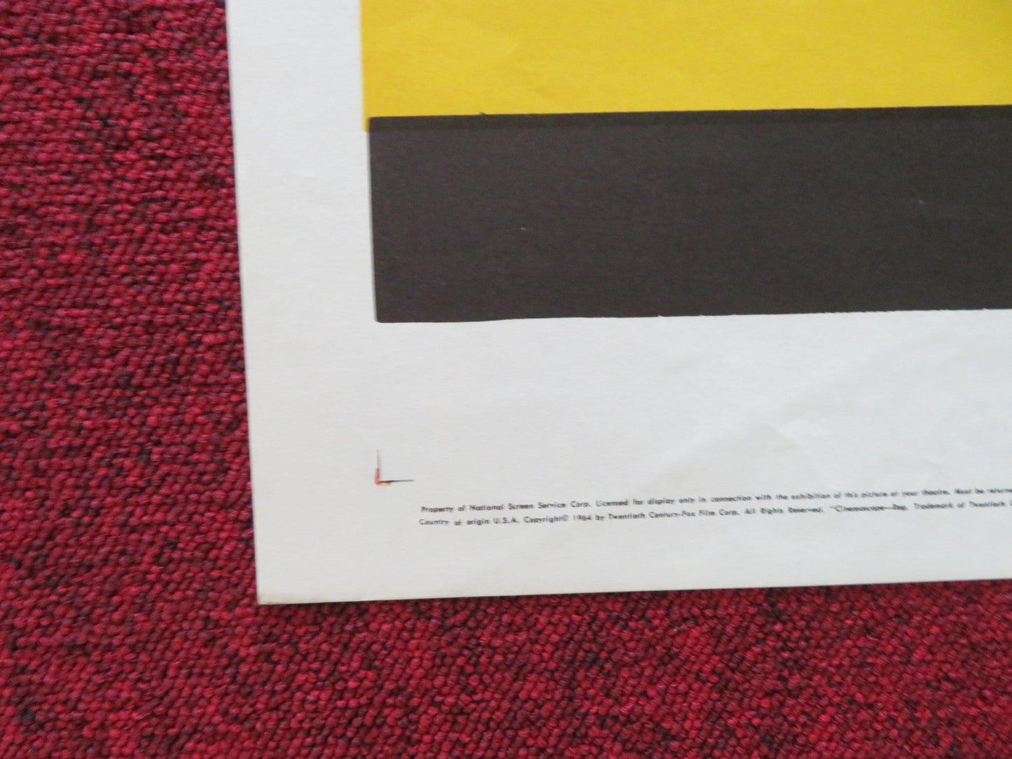 BACK DOOR TO HELL FOLDED US ONE SHEET POSTER JIMMIE RODGERS JACK NICHOLSON 1964 Rendezvous Cinema Movie posters