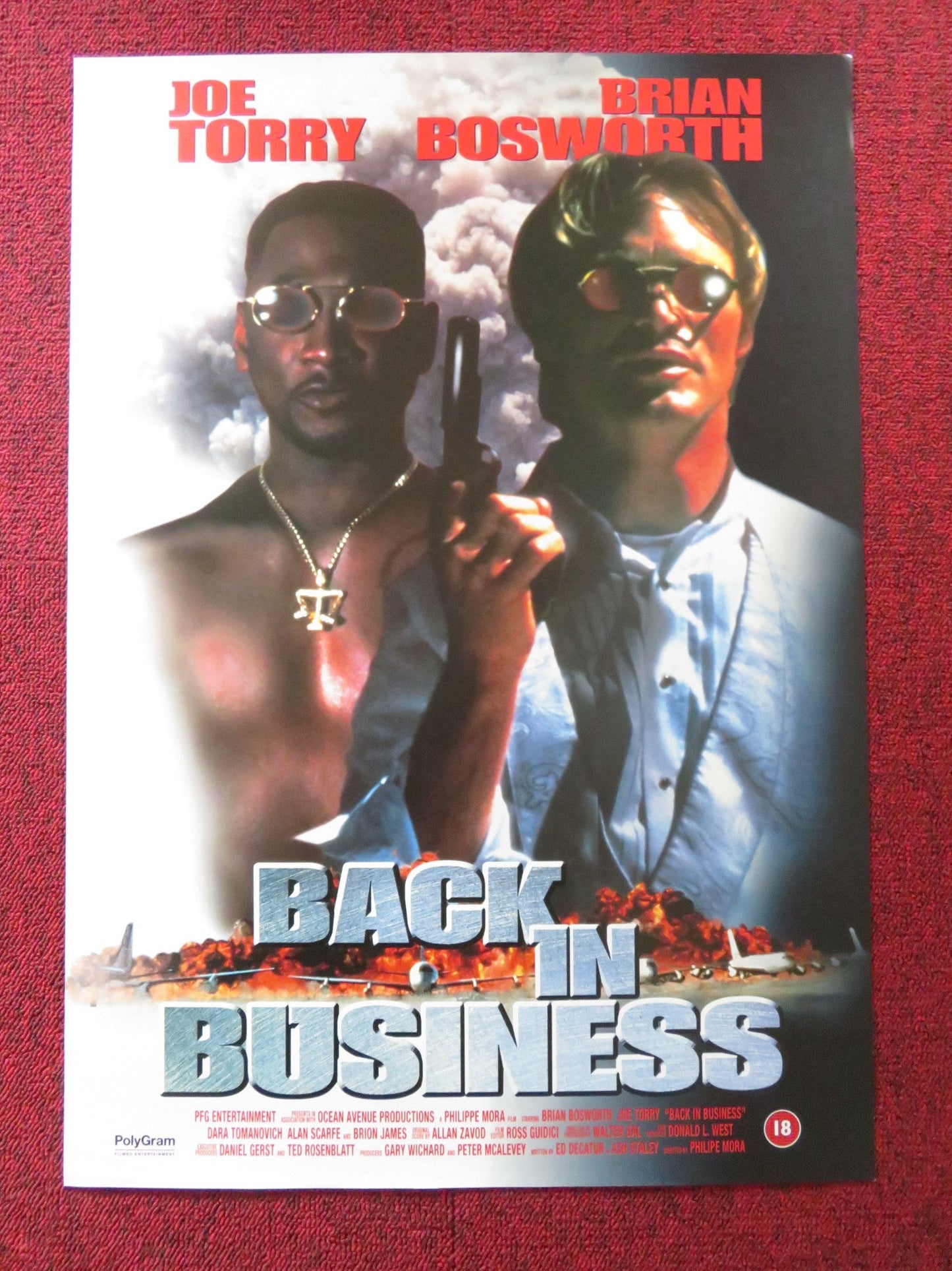BACK IN BUSINESS VHS VIDEO POSTER JOE TORRY BRIAN BOSWORTH 1997 Rendezvous Cinema Movie posters