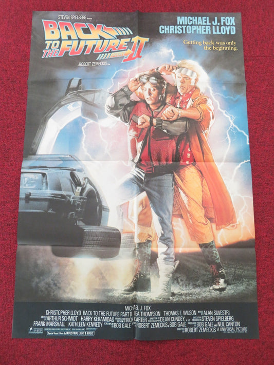 Back to the Future Part II Lebanese Poster Folded Michael J. Fox 1989 Movie posters