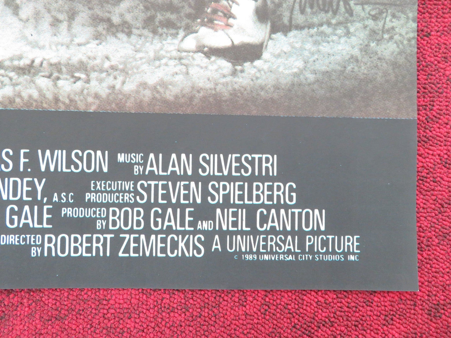 Back to the Future Part II Lebanese Poster Folded Michael J. Fox 1989 Movie posters