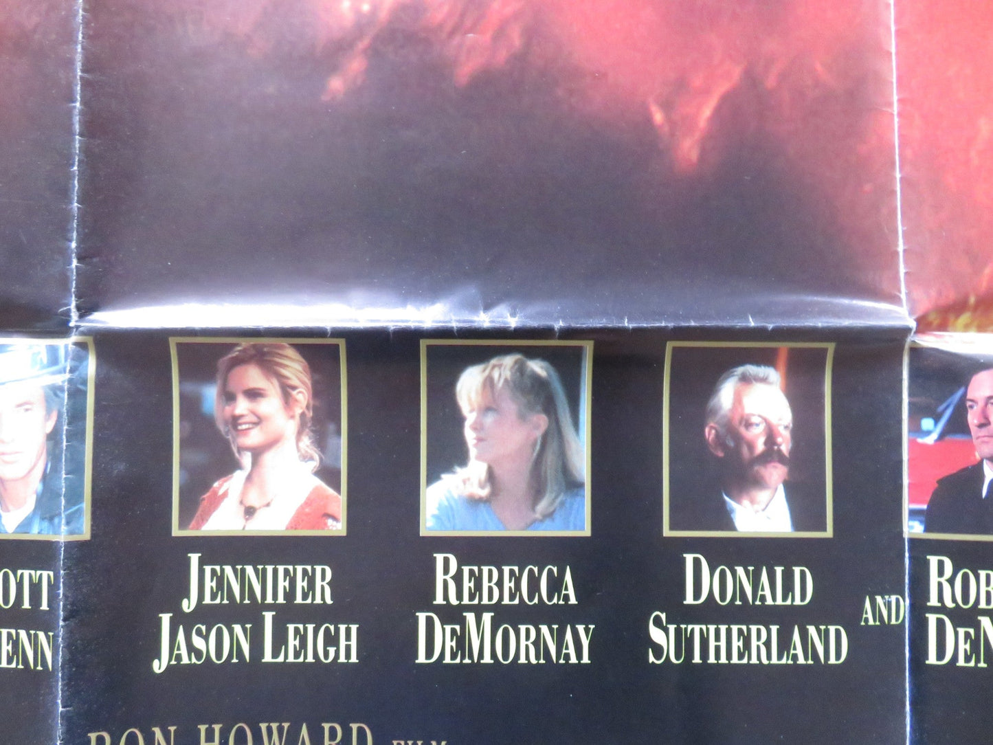 BACKDRAFT UK QUAD POSTER FOLDED KURT RUSSELL WILLIAM BALDWIN 1991 Rendezvous Cinema Movie posters