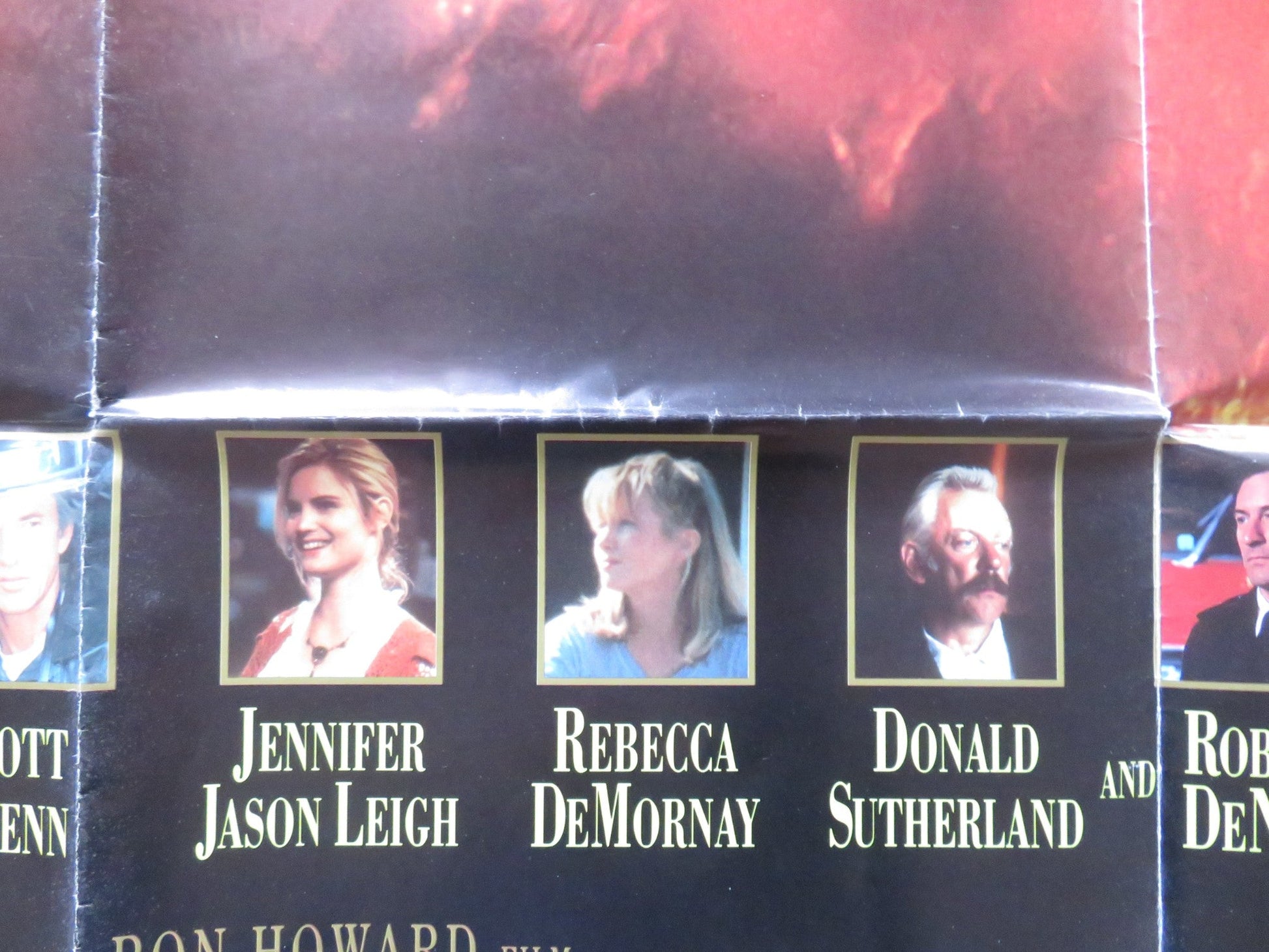 BACKDRAFT UK QUAD POSTER FOLDED KURT RUSSELL WILLIAM BALDWIN 1991 Rendezvous Cinema Movie posters