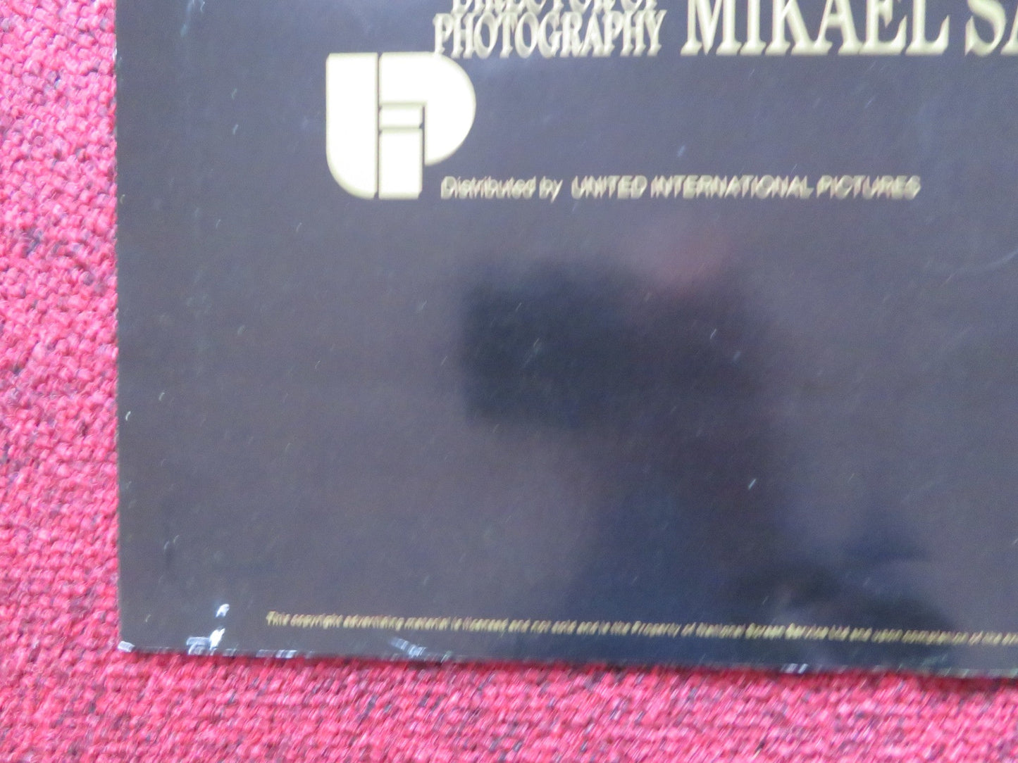 BACKDRAFT UK QUAD POSTER FOLDED KURT RUSSELL WILLIAM BALDWIN 1991 Rendezvous Cinema Movie posters