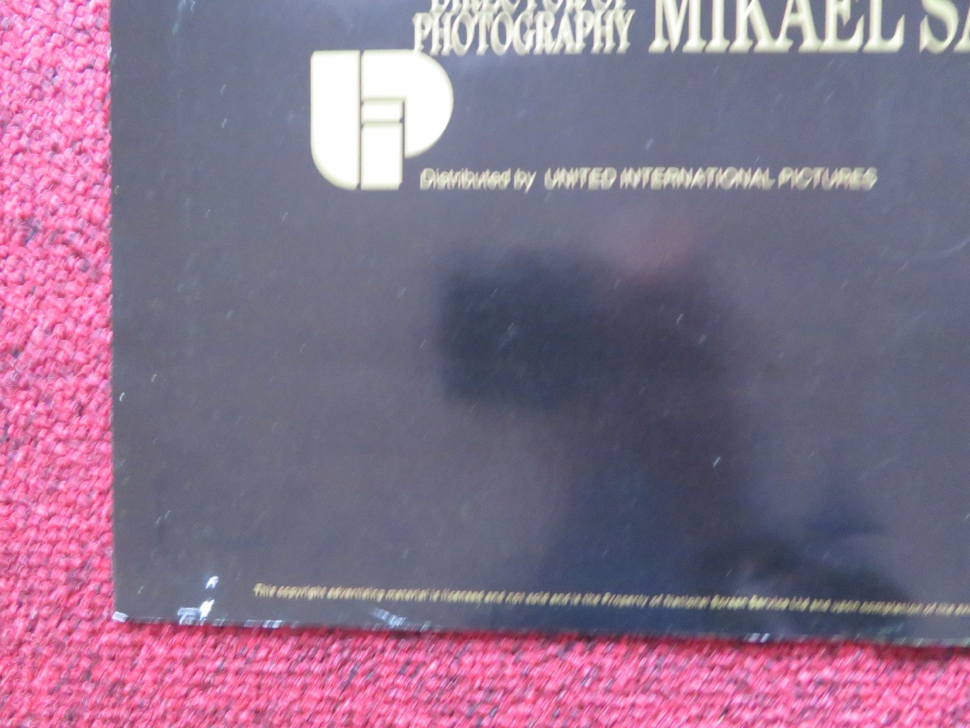 BACKDRAFT UK QUAD POSTER FOLDED KURT RUSSELL WILLIAM BALDWIN 1991 Rendezvous Cinema Movie posters