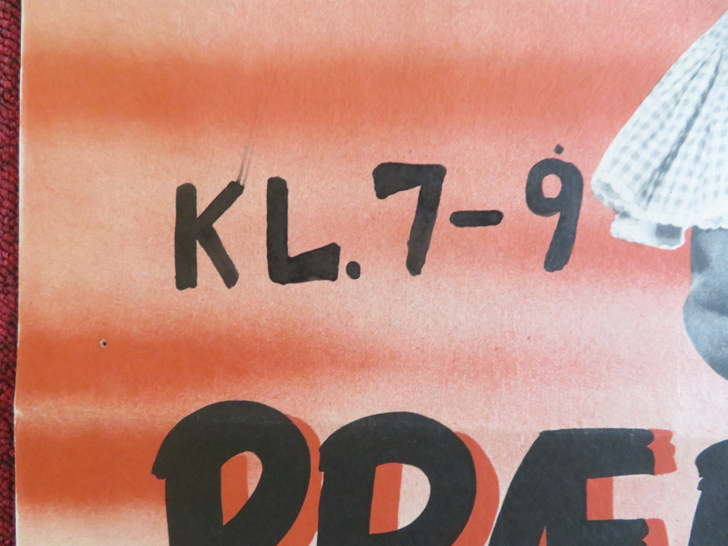 BAD BASCOMB DANISH POSTER ROLLED WALLACE BEERY MARGARET O'BRIEN 1948 Rendezvous Cinema Movie posters