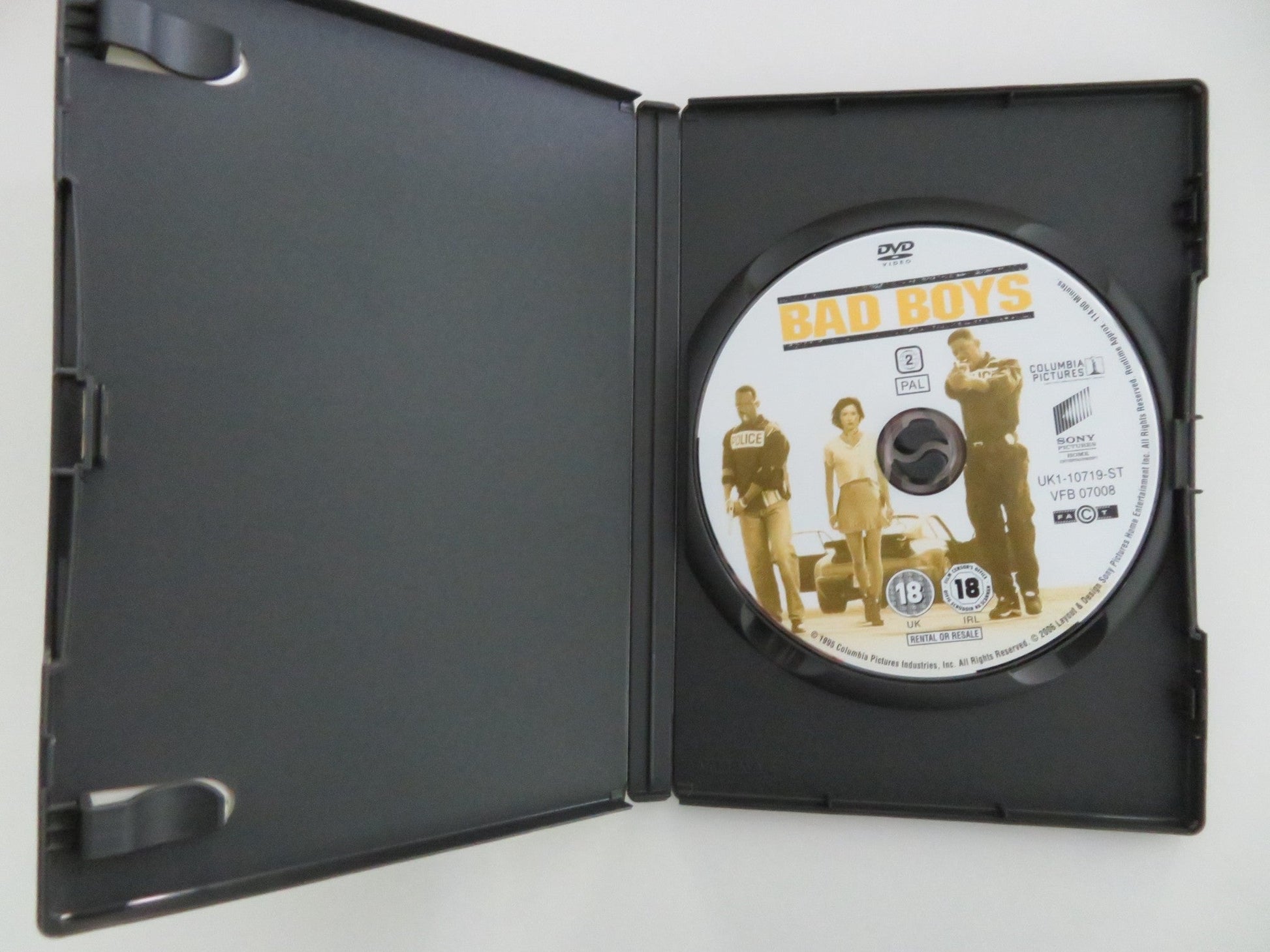 BAD BOYS - B (DVD) WILL SMITH MARTIN LAWRENCE 1995 REGION 2 Movie posters