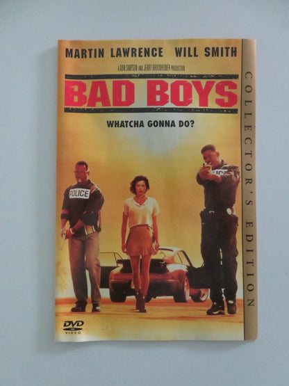 BAD BOYS - COLLECTOR'S EDITION (DVD) WILL SMITH MARTIN LAWRENCE 1995 REGION 2 Movie posters