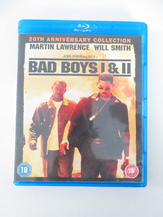 Bad Boys I and II - 20th Anniversary (BLU-RAY) Will Smith 1995 Region A,B,C Movie posters