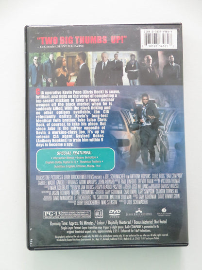 Bad Company (DVD) Anthony Hopkins Chris Rock 2002 Region ALL Movie posters