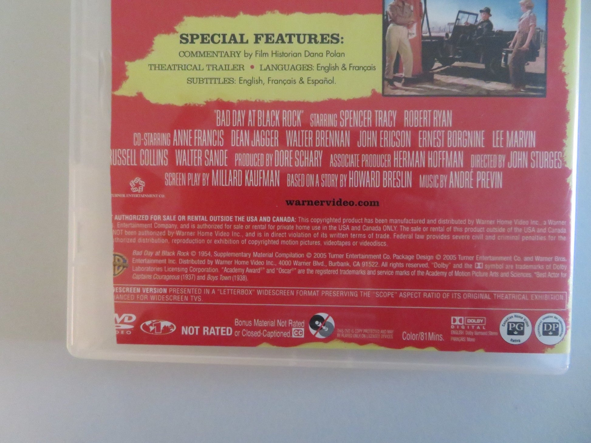 BAD DAY AT BLACK ROCK (DVD) SPENCER TRACY ROBERT RYAN 1955 REGION 1 Movie posters