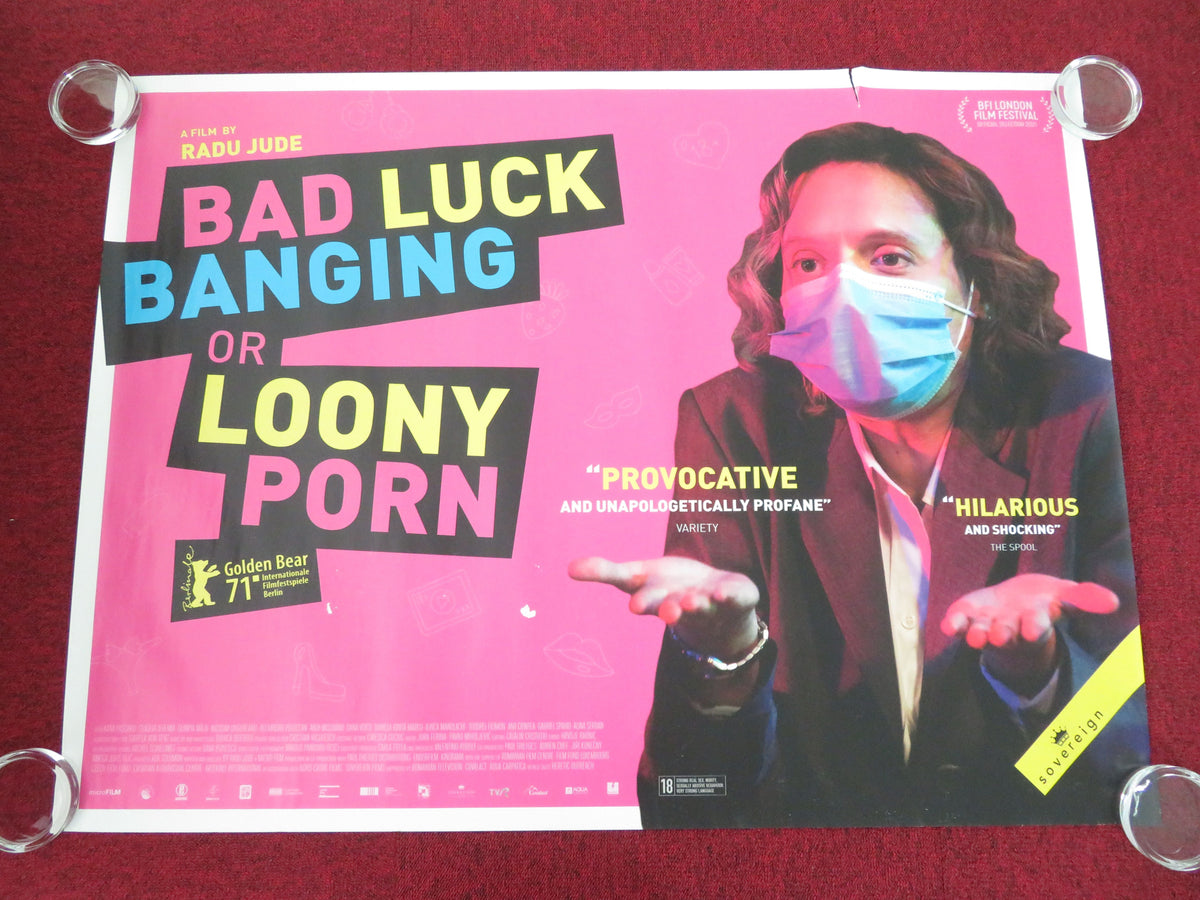 Bad Luck Banging or Loony Porn UK Quad Rolled Poster Katia Pescariu 2021 Movie posters