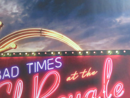 BAD TIMES AT THE EL ROYALE - B UK QUAD ROLLED POSTER CHRIS HEMSWORTH 2018 Rendezvous Cinema Movie posters