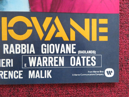 BADLANDS - D ITALIAN FOTOBUSTA POSTER MARTIN SHEEN SISSY SPACEK 1973 Rendezvous Cinema Movie posters