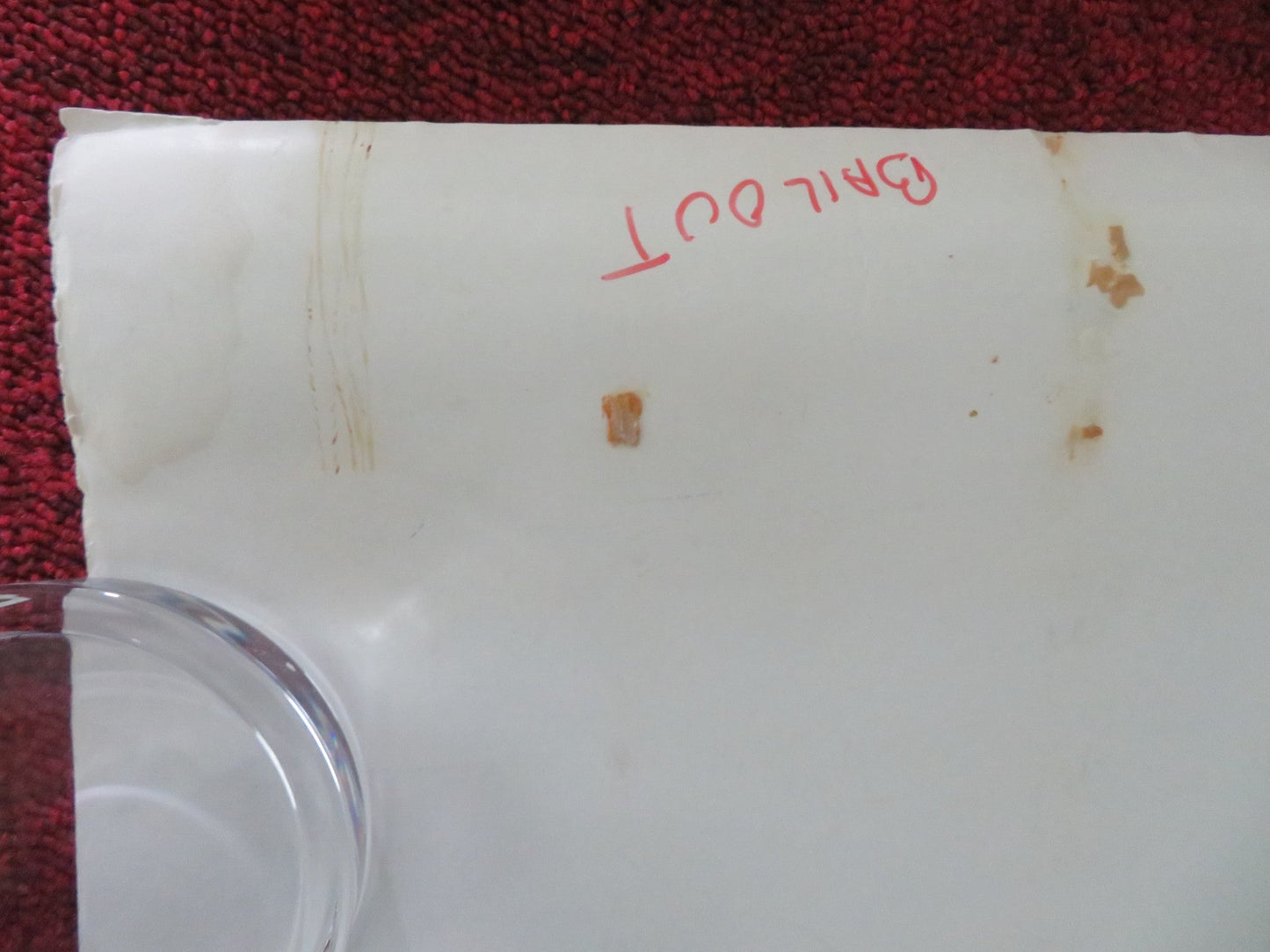 BAIL OUT VHS VIDEO POSTER ROLLED DAVID HASSELHOFF LINDA BLAIR 1989 Movie posters