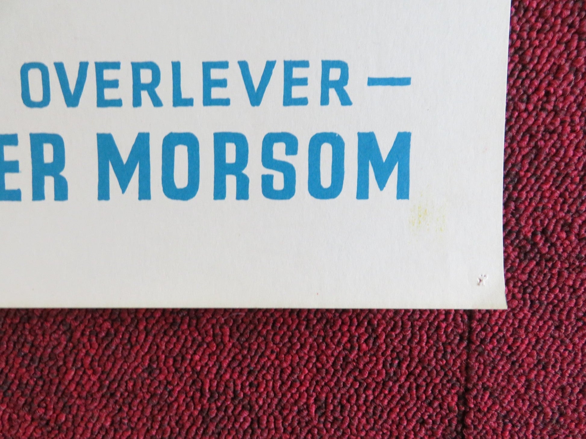 BALLATA PER UN PISTOLERO DANISH POSTER ROLLED DRAGOMIR BOJANIC - GIDRA 1969 Rendezvous Cinema Movie posters