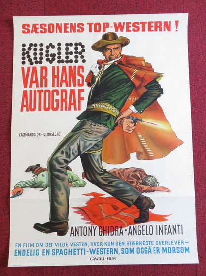 BALLATA PER UN PISTOLERO DANISH POSTER ROLLED DRAGOMIR BOJANIC - GIDRA 1969 Rendezvous Cinema Movie posters