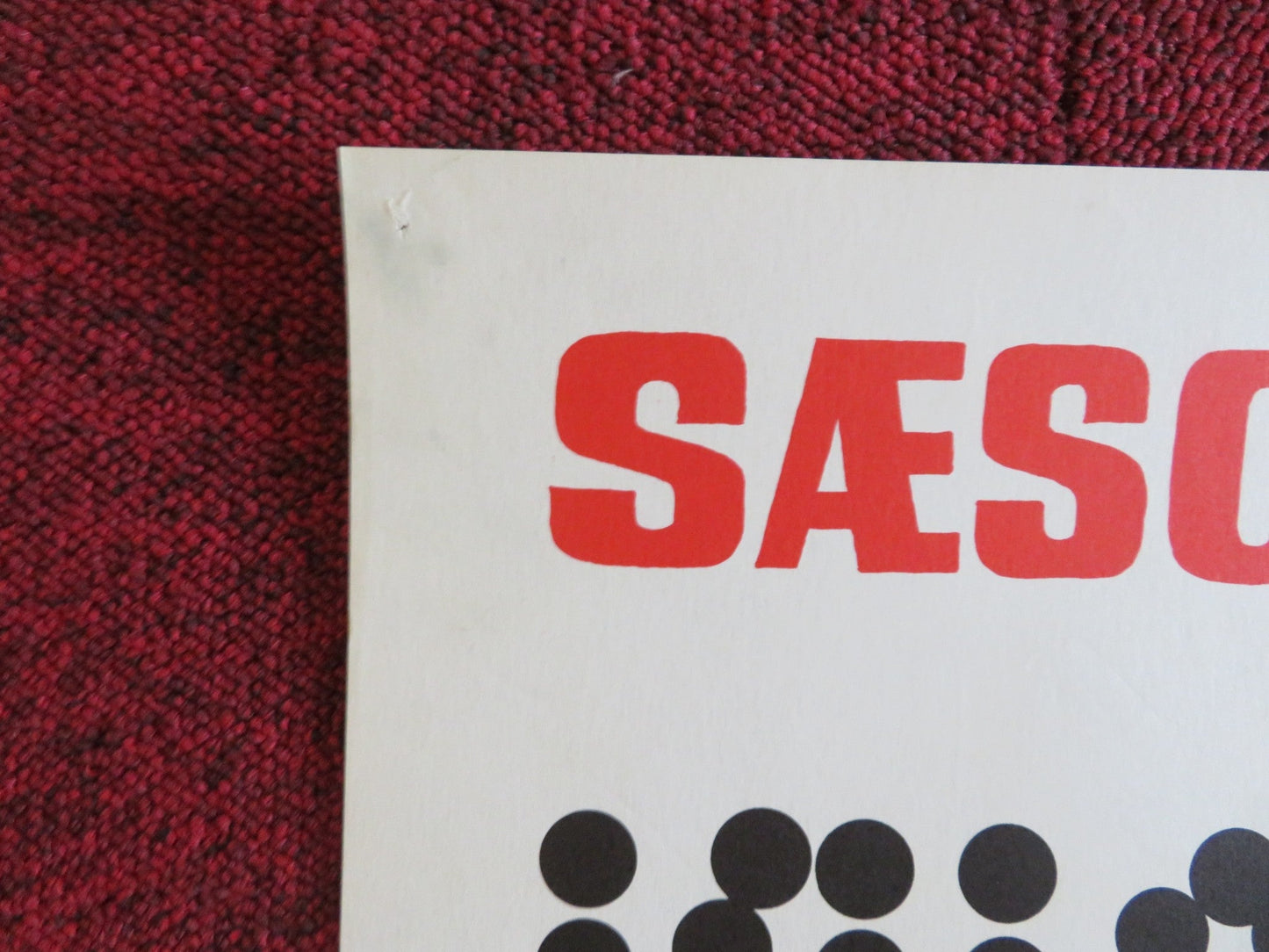 BALLATA PER UN PISTOLERO DANISH POSTER ROLLED DRAGOMIR BOJANIC - GIDRA 1969 Rendezvous Cinema Movie posters