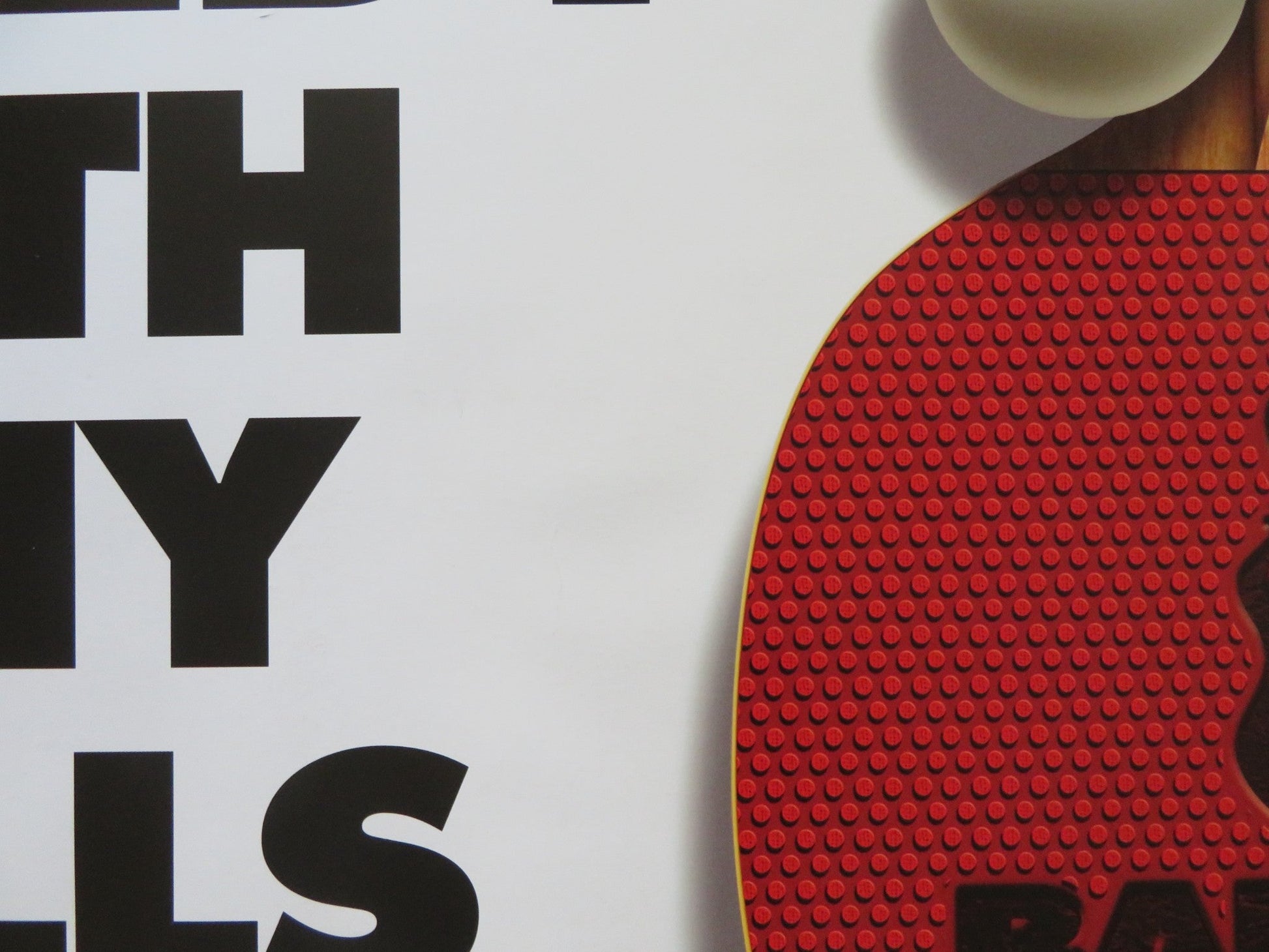 BALLS OF FURY UK QUAD ROLLED POSTER DAN FOGLER CHRISTOPHER WALKEN 2007 Rendezvous Cinema Movie posters