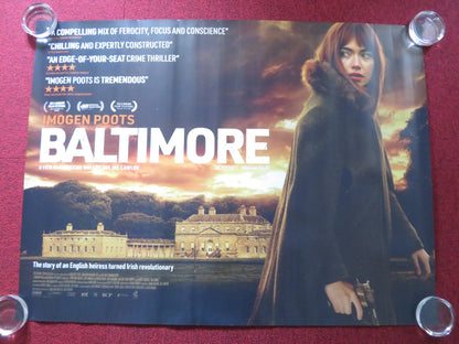 BALTIMORE UK QUAD ROLLED POSTER IMOGEN POOTS TOM VAUGHAN - LAWLOR 2023 Rendezvous Cinema Movie posters
