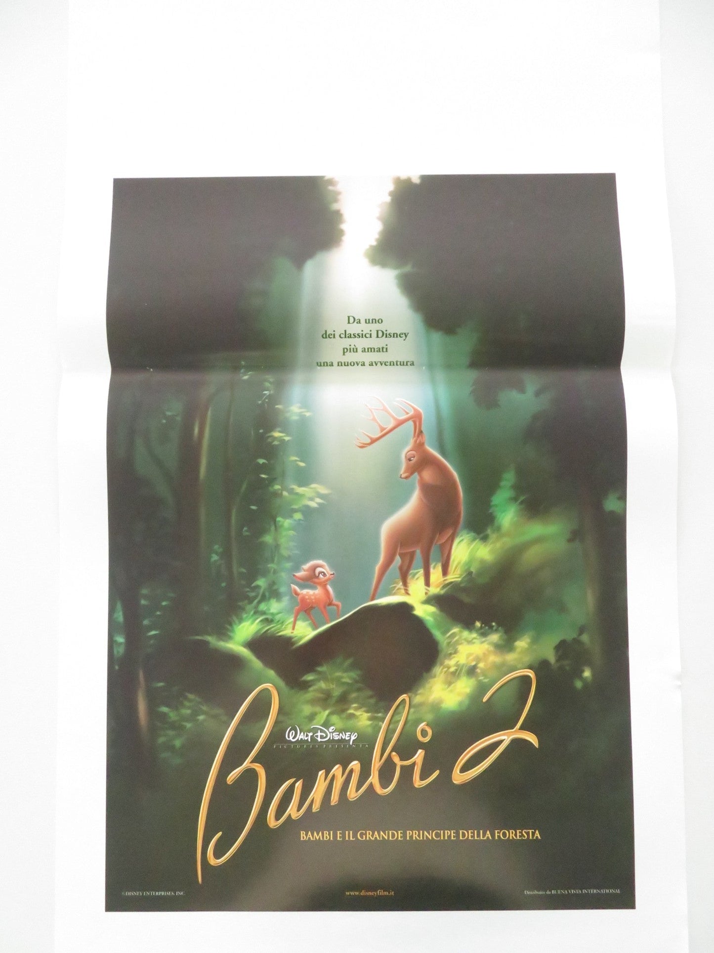 Bambi 2 ITALIAN LOCANDINA POSTER Disney Patrick Stewart Alexander Gould 2006 Movie posters
