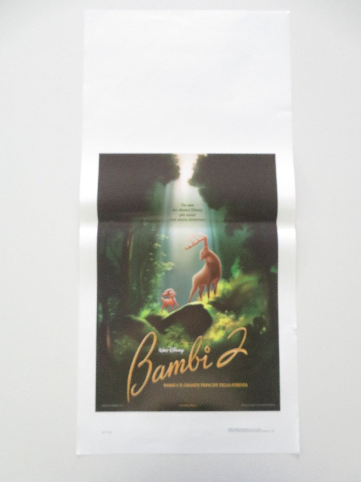 Bambi 2 ITALIAN LOCANDINA POSTER Disney Patrick Stewart Alexander Gould 2006 Movie posters