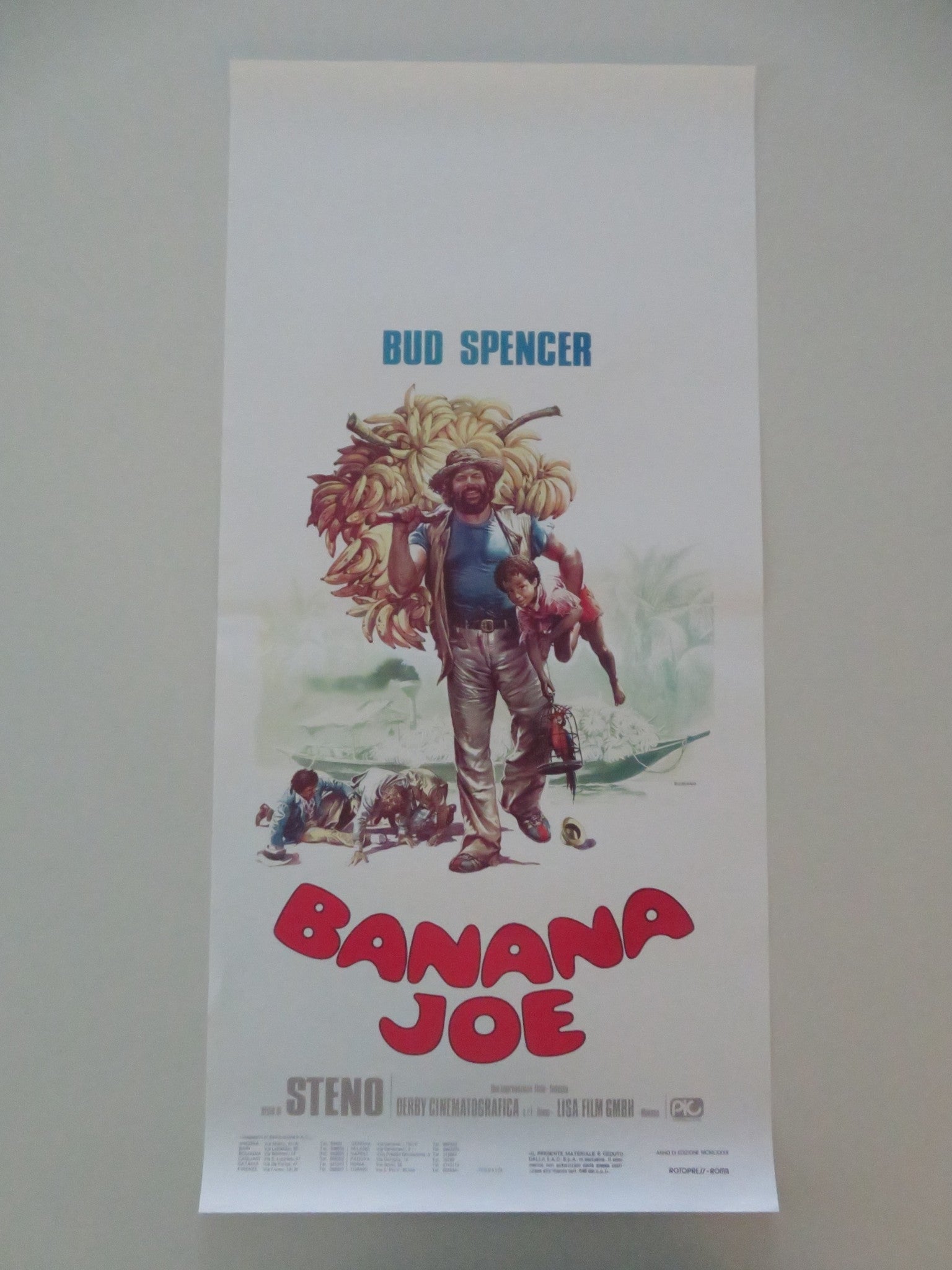BANANA JOE ITALIAN LOCANDINA POSTER BUD SPENCER MARINA LANGNER 1982 Movie posters