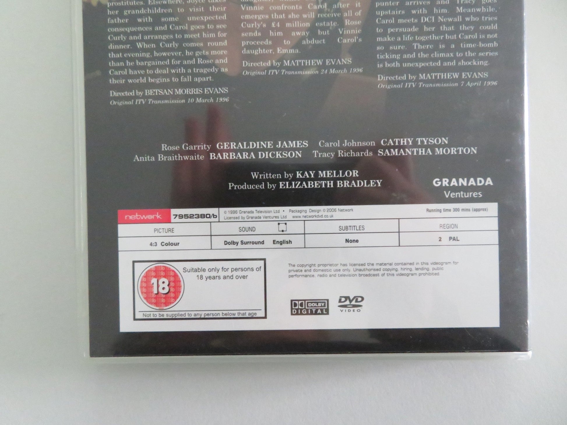 BAND OF GOLD - SERIES TWO (DVD) BARBARA DICKSON GERALDINE JAMES 1996 REGION 2 - Rendezvous Cinema