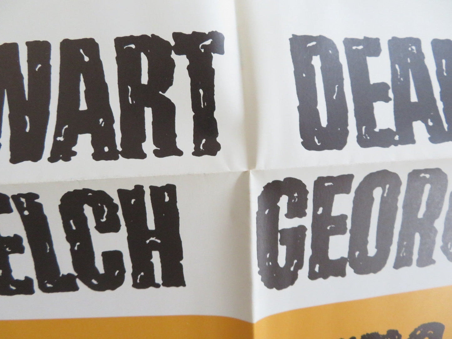 BANDOLERO! FOLDED US ONE SHEET POSTER JAMES STEWART DEAN MARTIN 1968 Rendezvous Cinema Movie posters