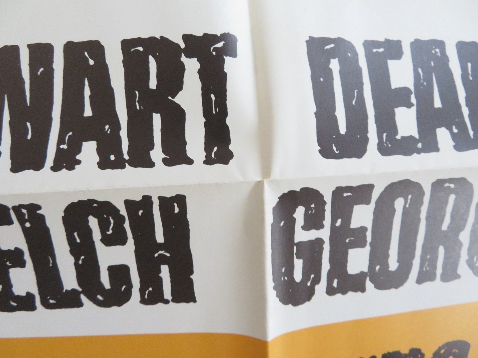 BANDOLERO! FOLDED US ONE SHEET POSTER JAMES STEWART DEAN MARTIN 1968 Rendezvous Cinema Movie posters