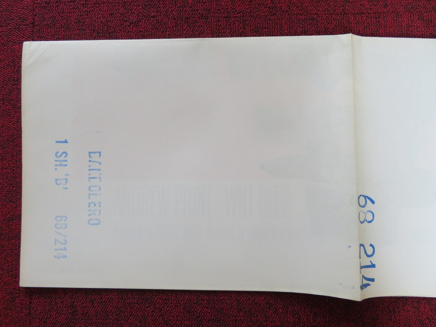 BANDOLERO! FOLDED US ONE SHEET POSTER JAMES STEWART DEAN MARTIN 1968 Rendezvous Cinema Movie posters