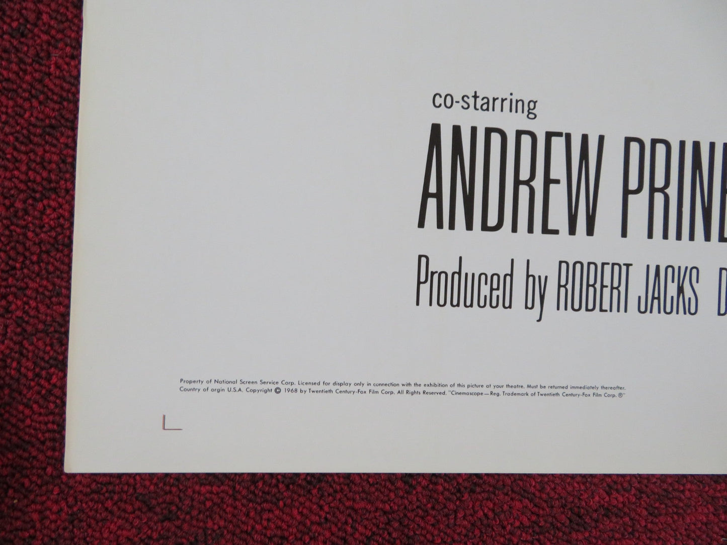 BANDOLERO! FOLDED US ONE SHEET POSTER JAMES STEWART DEAN MARTIN 1968 Rendezvous Cinema Movie posters