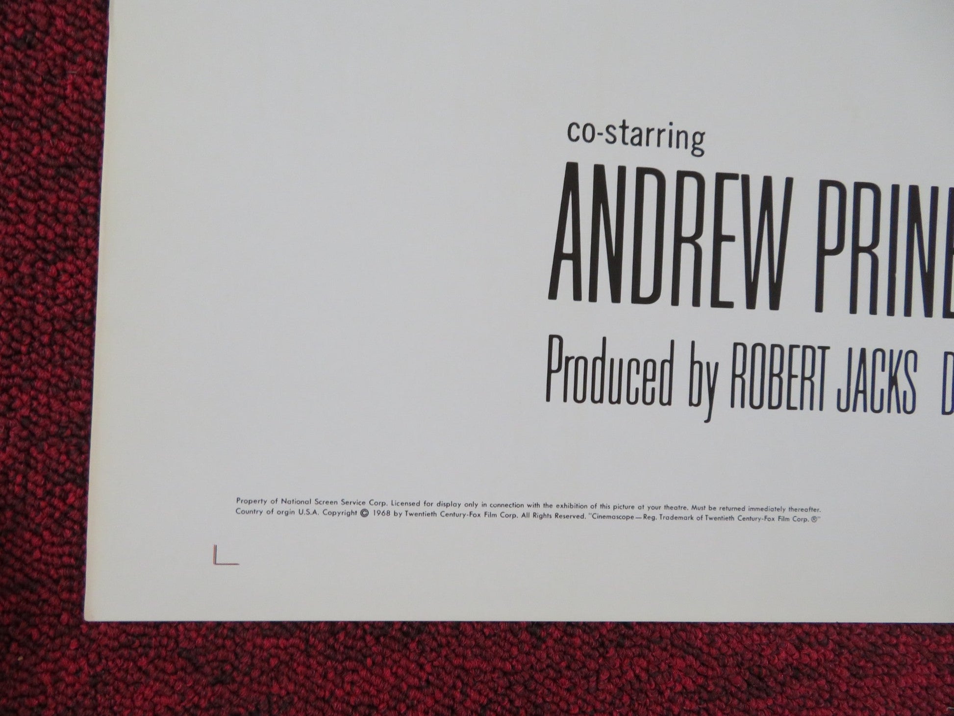 BANDOLERO! FOLDED US ONE SHEET POSTER JAMES STEWART DEAN MARTIN 1968 Rendezvous Cinema Movie posters