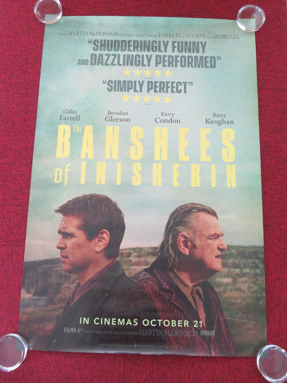 BANSHEES OF INISHERIN US ONE SHEET ROLLED POSTER COLIN FARRELL B. GLEESON 2022 Movie posters