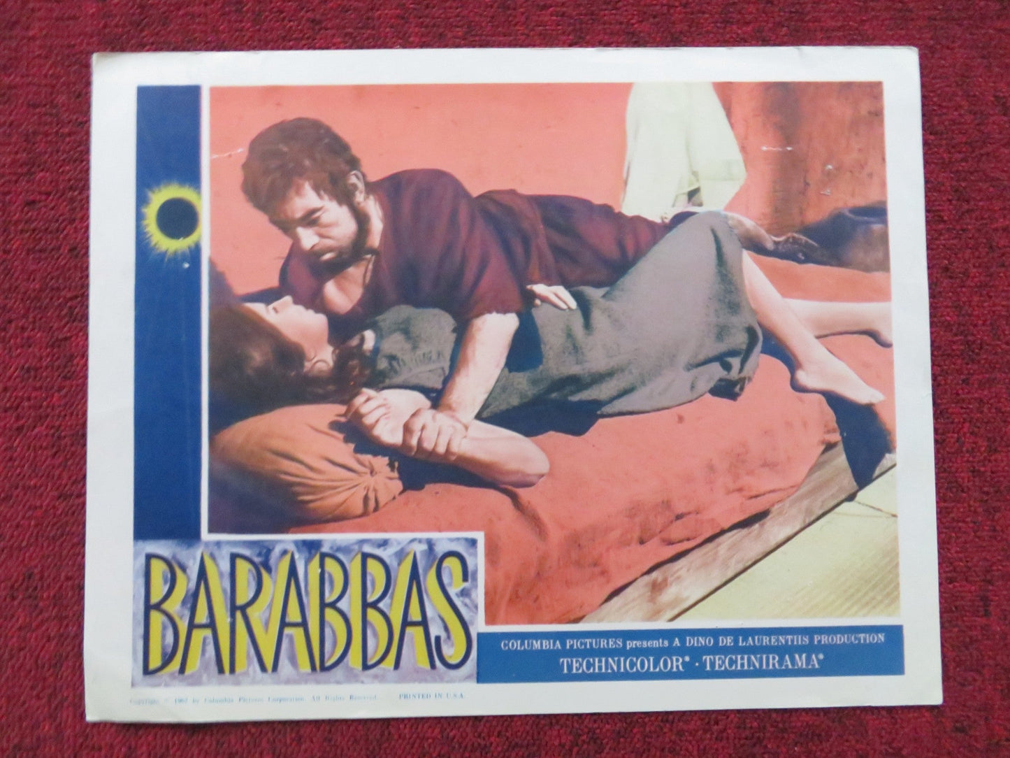 BARABBAS US LOBBY CARD FULL SET ANTHONY QUINN SILVANA MANGANO 1962 Rendezvous Cinema Movie posters
