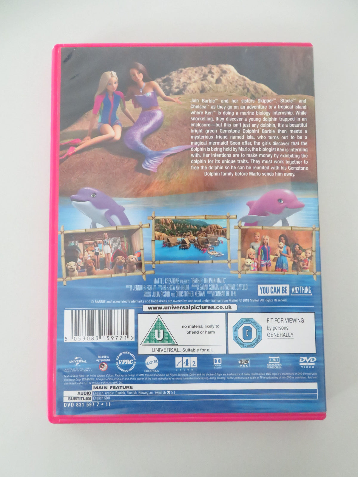 Barbie: Dolphin Magic (DVD) Erica Lindbeck Shannon Chan-Kent 2017 Region 2,4 Movie posters