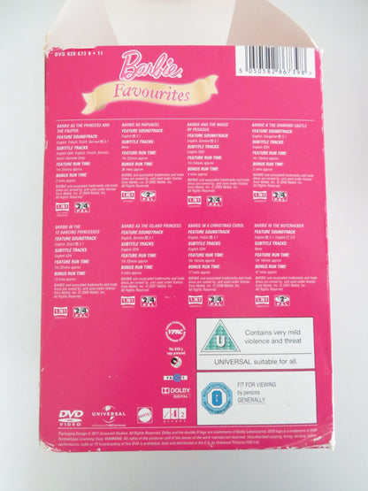 Barbie Favourites - 8 film DVD boxset (DVD BoxSet) Kelly Sheridan 2011 Region 2 Movie posters