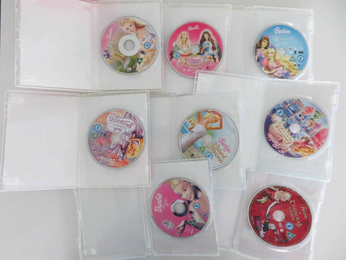 Barbie Favourites - 8 film DVD boxset (DVD BoxSet) Kelly Sheridan 2011 Region 2 Movie posters