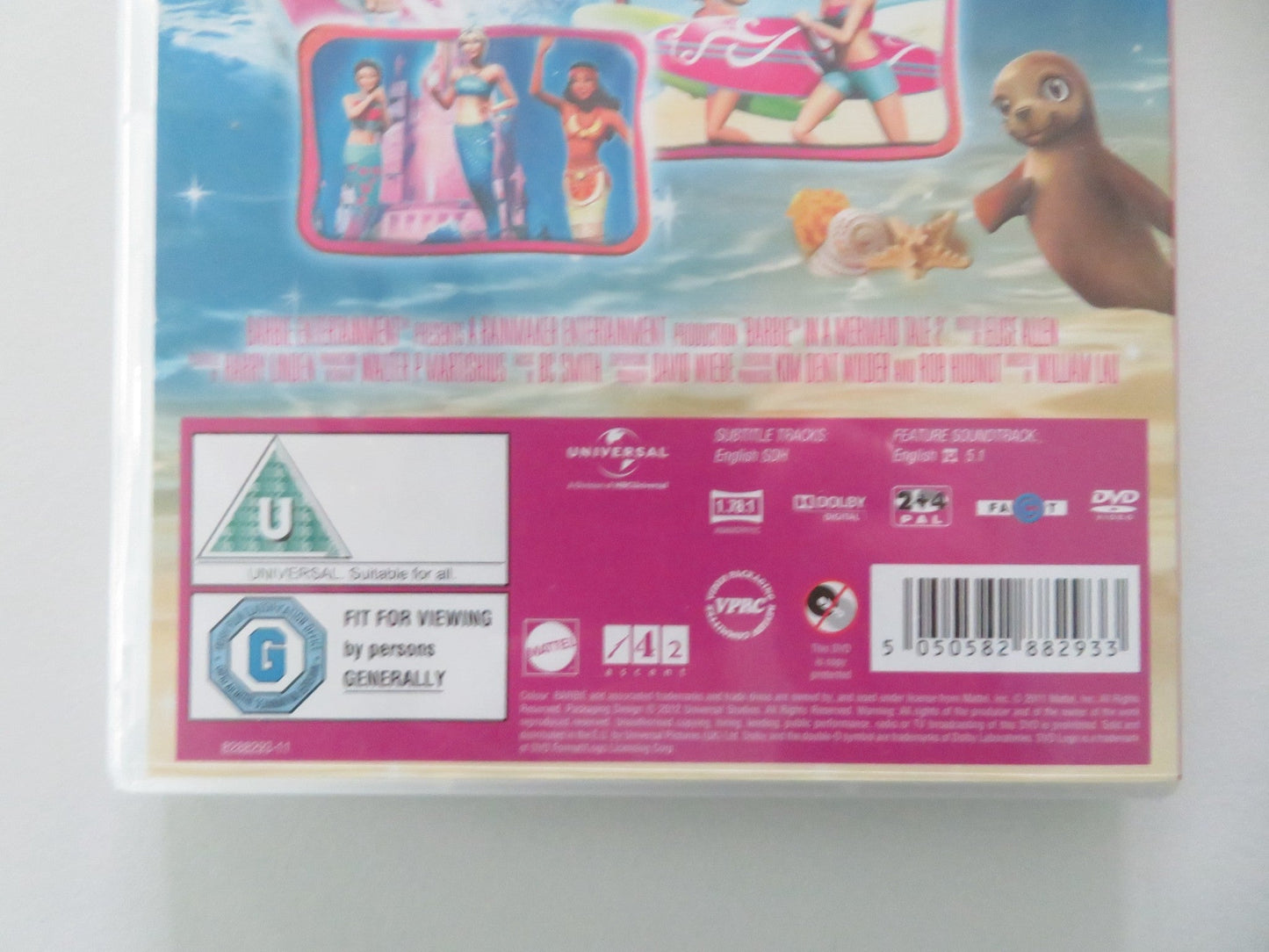 Barbie in a Mermaid Tale 2 (DVD) Kelly Sheridan Ashleigh Ball 2011 Region 2, 4 Movie posters