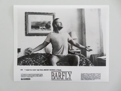 BARFLY BF2 MOVIE STILL PHOTO MICKEY ROURKE FAYE DUNAWAY 1987 Movie posters