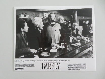 BARFLY MOVIE STILL PHOTO LOT OF 10 CHARLES BUKOWSKI MICKEY ROURKE DUNAWAY 1987 - Rendezvous Cinema