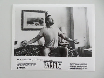 BARFLY MOVIE STILL PHOTO LOT OF 10 CHARLES BUKOWSKI MICKEY ROURKE DUNAWAY 1987 - Rendezvous Cinema