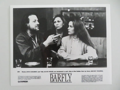 BARFLY MOVIE STILL PHOTO LOT OF 10 CHARLES BUKOWSKI MICKEY ROURKE DUNAWAY 1987 - Rendezvous Cinema