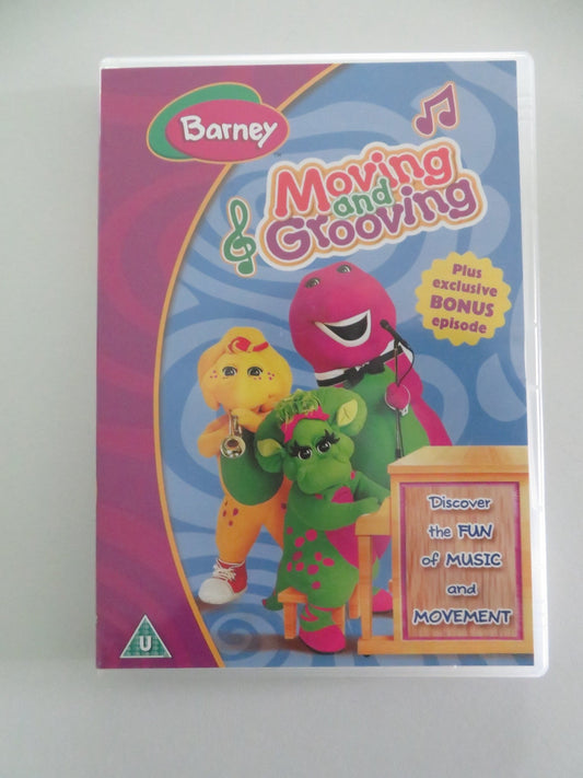 BARNEY MOVING AND GROOVING (DVD) DEAN WENDT CAREY STINSON 2004 REGION 2 - Rendezvous Cinema