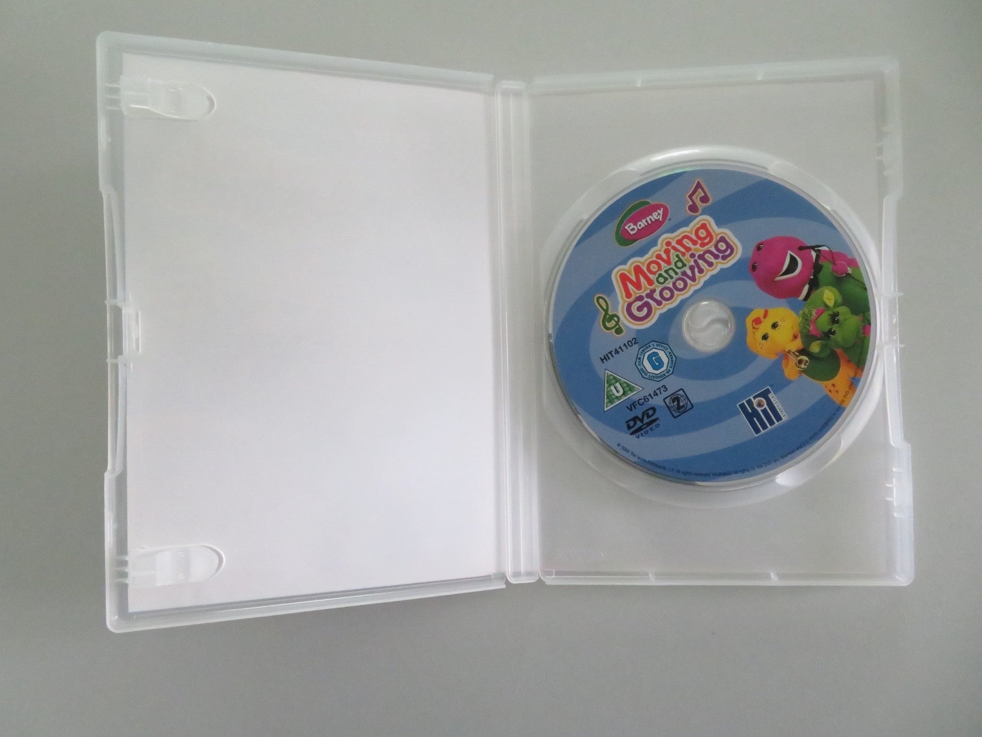 BARNEY MOVING AND GROOVING (DVD) DEAN WENDT CAREY STINSON 2004 REGION 2 - Rendezvous Cinema