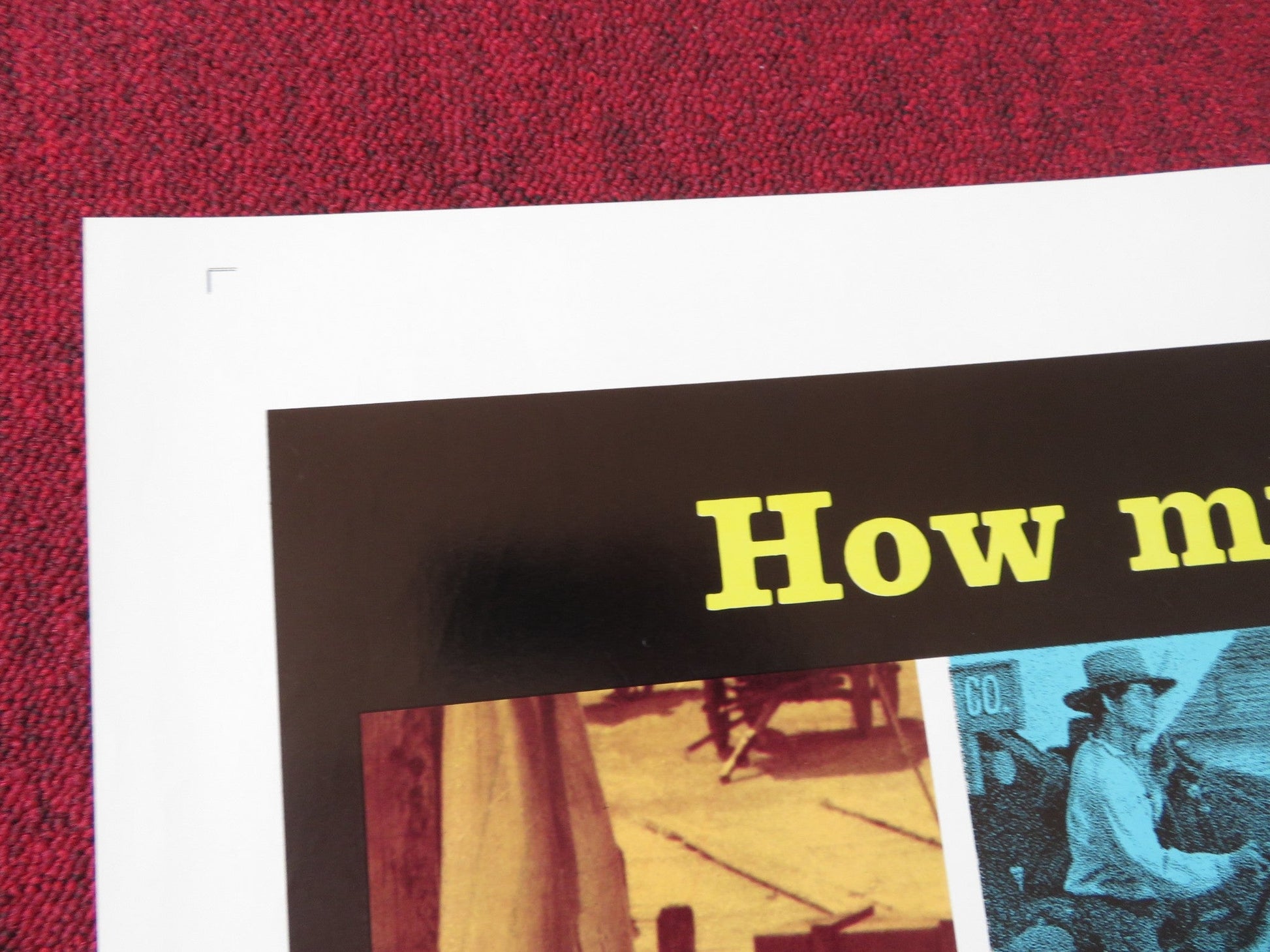 BARQUERO FOLDED US ONE SHEET POSTER LEE VAN CLEEF WARREN OATES 1970 Rendezvous Cinema Movie posters