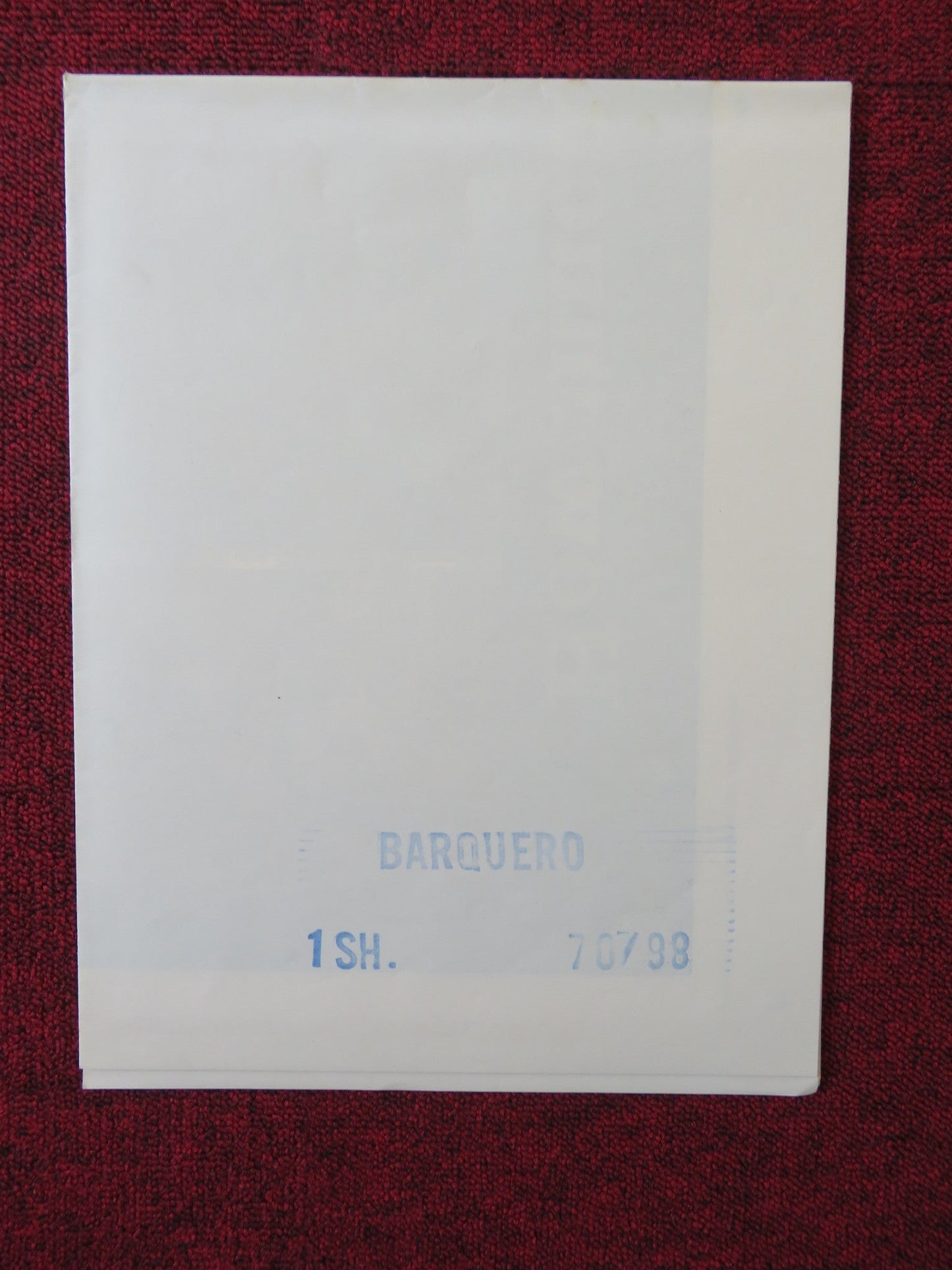 BARQUERO FOLDED US ONE SHEET POSTER LEE VAN CLEEF WARREN OATES 1970 Rendezvous Cinema Movie posters