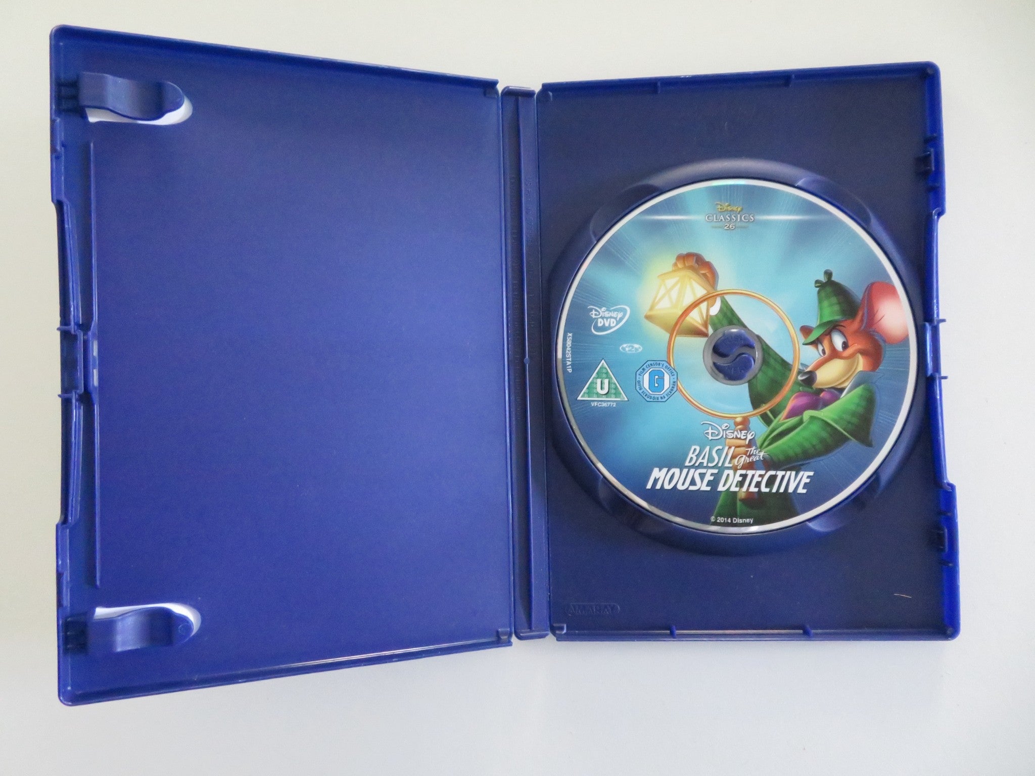 BASIL, THE GREAT MOUSE DETECTIVE (DVD) DISNEY VINCENT PRICE 1986 REGIO ...