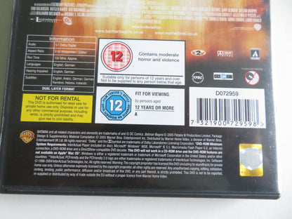 BATMAN BEGINS & THE DARK KNIGHT - LIMITED EDITION SET (DVD BOXSET) 2005 REGION 2 Movie posters
