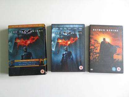 BATMAN BEGINS & THE DARK KNIGHT - LIMITED EDITION SET (DVD BOXSET) 2005 REGION 2 Movie posters