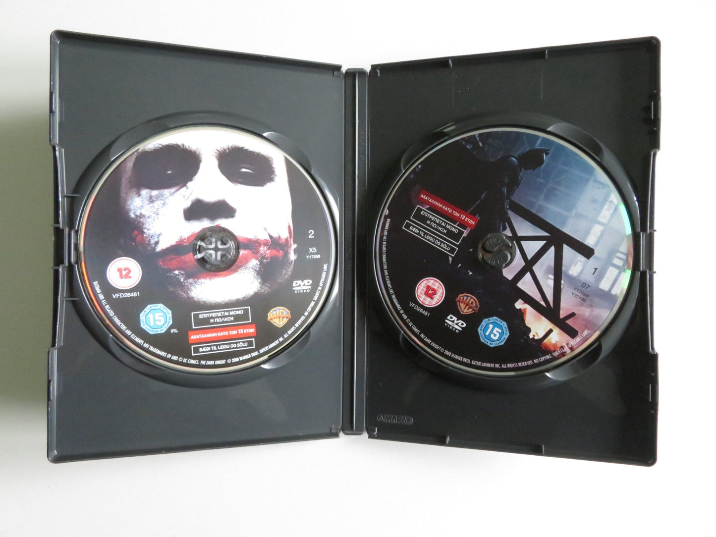 BATMAN BEGINS & THE DARK KNIGHT - LIMITED EDITION SET (DVD BOXSET) 2005 REGION 2 Movie posters